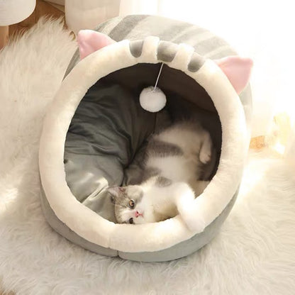 Mosható macska barlang és ágy