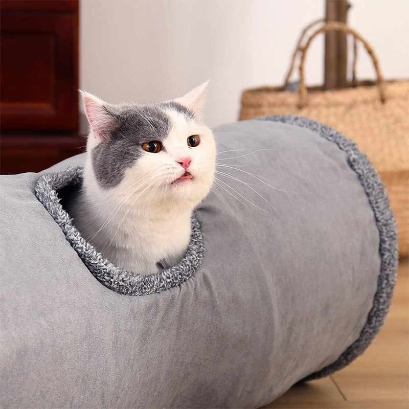Összecsukható macska-alagút