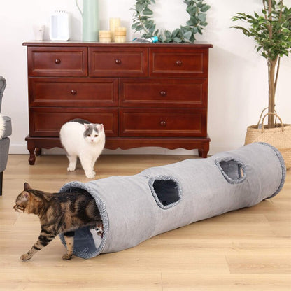 Összecsukható macska-alagút